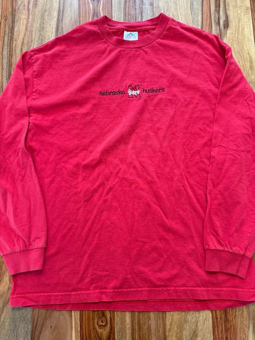 Vintage Nebraska Cornhuskers Red Long Sleeve T-Shirt XL